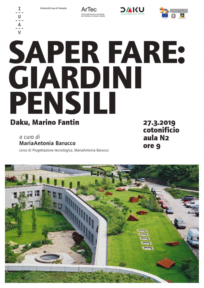 Saper far giardini pensili - IUAV